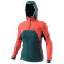 Жіноча куртка Dynafit Tour Wool Thermal W Hoody зелений/помаранчевий