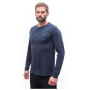 Чоловіча функціональна футболка Sensor Merino Blend Typo deep blue