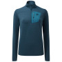 Жіноча толстовка Mountain Equipment Lumiko Wmns Zip T Medieval Blue синій