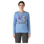 Жіноча футболка Patagonia W's L/S Cap Cool Daily Graphic Shirt - Lands
