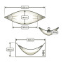 Гамак La Siesta Flora Kingsize Pattern