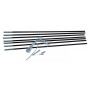Набір сегментів Rockland Tent Poles ROD - 6 x 60 cm чорний black