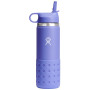 Дитяча пляшечка Hydro Flask Kids Wide Mouth 20 oz Straw Lid/Boot