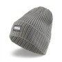 Зимова шапка Puma Ribbed Classic Cuff Beanie сірий