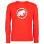 Чоловіча футболка Mammut Logo Longsleeve Men червоний spicy