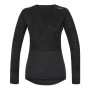 Жіноча функціональна футболка Husky Merino 100 довгий рукав L чорний