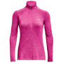 Жіноча функціональна футболка Under Armour Tech 1/2 Zip - Twist рожевий