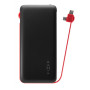 Повербанк Fixed Zen 10 000 mAh - microUSB/USB-C чорний