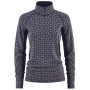 Жіноча функціональна футболка Kari Traa Rose Light Baselayer Half Zip темно-синій