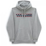 Чоловіча толстовка Vans Stackton Stripe Po сірий