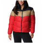 Жіноча куртка Columbia Puffect™ Color Blocked Jkt червоний/чорний