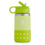 Дитяча пляшечка Hydro Flask Kids Wide Mouth 12 oz Straw Lid/Boot жовтий