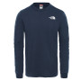 Чоловіча футболка The North Face Simple Dome Tee Long Sleeve темно-синій