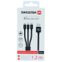 Кабель для зарядки і передачі даних Swissten TEXTILE 3in1