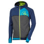 Чоловіча толстовка Progress Rebel 17CC синій dark blue / turquoise / green