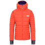 Жіноча пухова куртка The North Face W Speedtour Down Hoodie помаранчевий Flare/VanadisGray