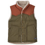 Чоловіча жилетка пухова Patagonia Reversible Bivy Down Vest зелений/коричневий