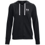 Жіноча толстовка Under Armour Rival Terry FZ Hoodie чорний