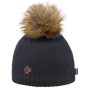 В'язана шапка Merino Kama A155 чорний black