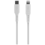 Кабель для зарядки і передачі даних Fixed Nabíjecí a datový Liquid silicone kabel USB-C/Lightning
