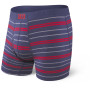 Boxerky Saxx Ultra Boxer Brief Fly modrá navy summit stripe