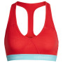 Podprsenka Icebreaker Women's Sprite Racerback Bra červená Ember/AQUA SPLASH