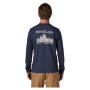 Чоловіча футболка Patagonia M's L/S MW Hut Tripper Skyline T-Shirt