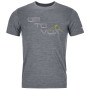 Чоловіча футболка Ortovox 185 Merino Tangram Logo Ts M сірий