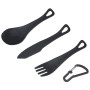 Набір столових приборів Sea to Summit Delta Cutlery Set сірий