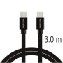 Кабель для зарядки і передачі даних Swissten Textile USB-C / USB-C 3 m
