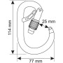 Карабін Camp Core Belay Lock