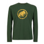 Чоловіча футболка Mammut Logo Longsleeve Men матовий зелений Woods