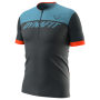 Чоловіча велофутболка Dynafit Ride Light 1/2 Zip SS Tee M синій/чорний