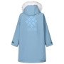 Дитяче водонепроникне пальто Regatta Junior Waterproof Changing Robe Pro Grey Mirage