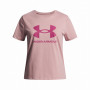 Дитяча футболка Under Armour BIG LOGO SS-PNK світло-рожевий Pink