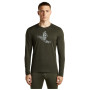 Чоловіча функціональна футболка Icebreaker Men Merino 200 Oasis LS Crewe SkiingYeti