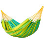 Houpací síť La Siesta Sonrisa Single žlutá/zelená lime