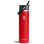 Термопляшка Hydro Flask Wide Flex Straw Cap 24 oz червоний
