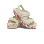 Дитячі сандалі Crocs Crocband Cruiser Glow Confetti Band Sandal Summit White/Guava