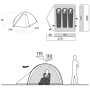 Туристичний намет Easy Camp Rondane 3 II.