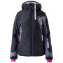 Жіноча куртка Brugi 2AKB чорний/сірий Black/Grey/Pink