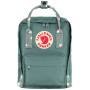 Рюкзак Fjällräven Kanken Mini 7 зелений/темно-сірий