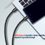 Кабель для зарядки і передачі даних Swissten Textile USB-C / USB-C 3 m