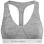 Podprsenka Icebreaker Women's Sprite Racerback Bra šedá/bílá Metro HTHR