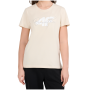 Жіноча футболка 4F Tshirt F3488 бежевий Creme