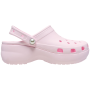 Шльопанці жіночі Crocs Classic Platform Pearl Clog