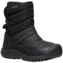 Дитячі зимові черевики Keen Puffrider Wp Youth чорний black/steel grey