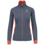 Жіноча толстовка Karpos Pizzocco Evo W Full-Zip Fleece сірий/червоний