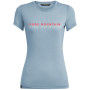 Dámské triko Salewa Pure M. DRI-REL S/S šedá/modrá blue fog melange