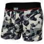 Чоловічі боксери Saxx Non-Stop Stretch Cotton Trunk сірий/чорний pop grunge camo-graphite